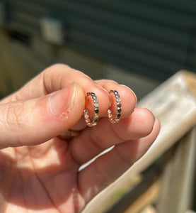 gold hoop earrings