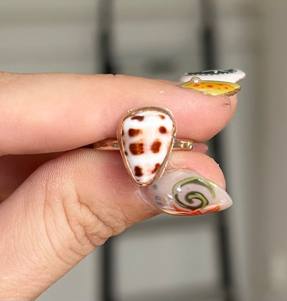 size 6 hebrew cone ring