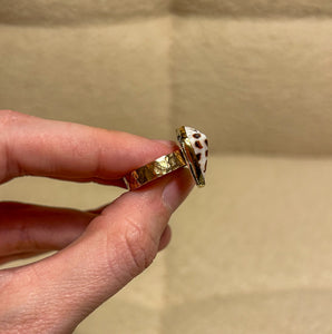 size 5 hebrew cone ring