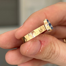 Load image into Gallery viewer, size 8.5 sea pottery ring *thick band*
