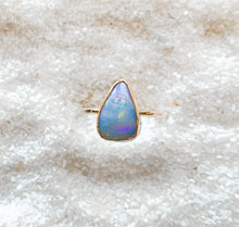 Load image into Gallery viewer, gold opal ring (size 7)
