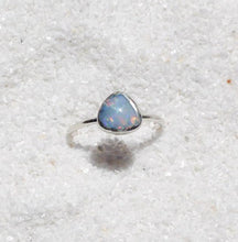 Load image into Gallery viewer, silver opal ring (size 5.5)
