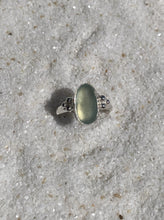 Load image into Gallery viewer, fancy sea glass ring (size 6)
