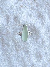 Load image into Gallery viewer, fancy sea glass ring (size 7)
