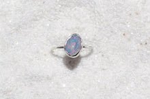 Load image into Gallery viewer, silver opal ring (size 7.5)
