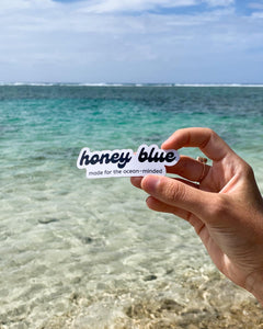 honey blue sticker