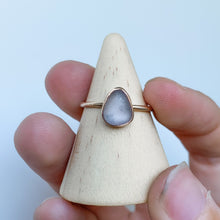 Load image into Gallery viewer, lavender sea glass ring
