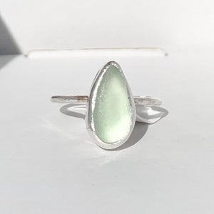 sea glass ring (size 8)
